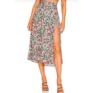 RESA Skatie Midi Skirt Women's Medium Casablanca Floral Lightweight Flowy